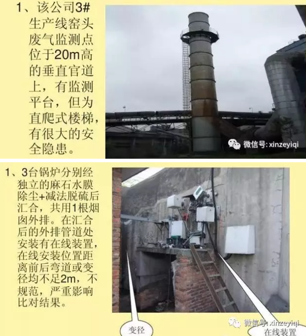 幾張不合格的案例告訴我們 選擇CEMS煙氣在線監(jiān)測的安裝位置很重要！